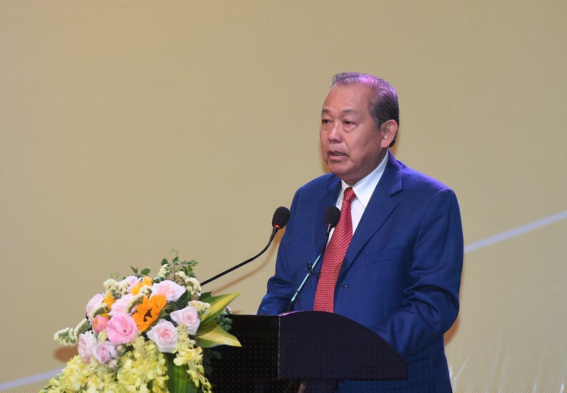  Phó Thủ tướng Thường trực Trương Hòa Bình phát biểu khai mạc Hội nghị (Ảnh: VGP)