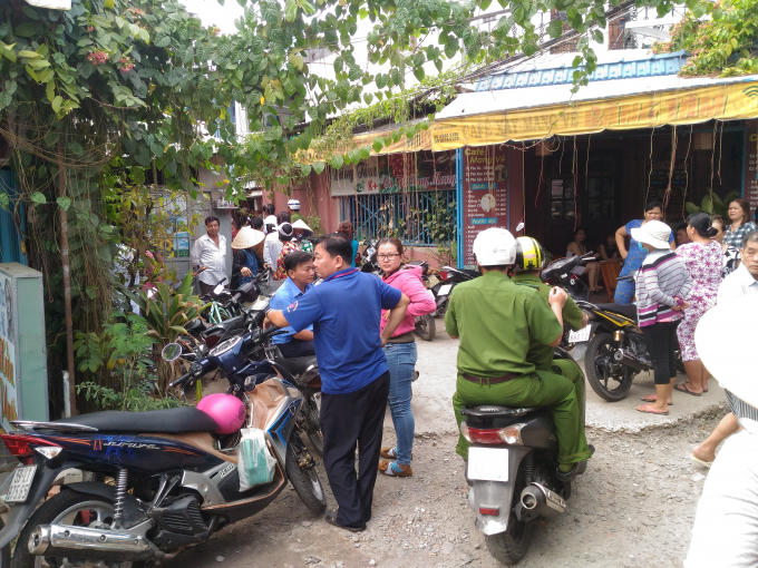 Hiện trường vụ việc.