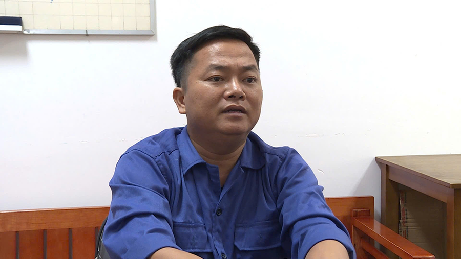 Bị can Trần Văn Tuấn.