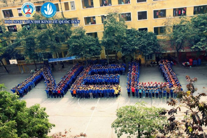 Sinh viên trường ĐH Kinh tế Quốc dân. (Ảnh: toplist.vn).