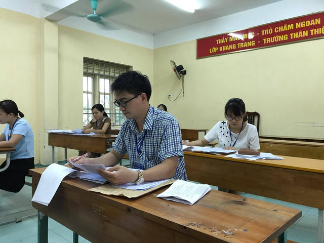 Điểm thi của thí sinh năm nay so với năm trước không chênh lệch nhiều.