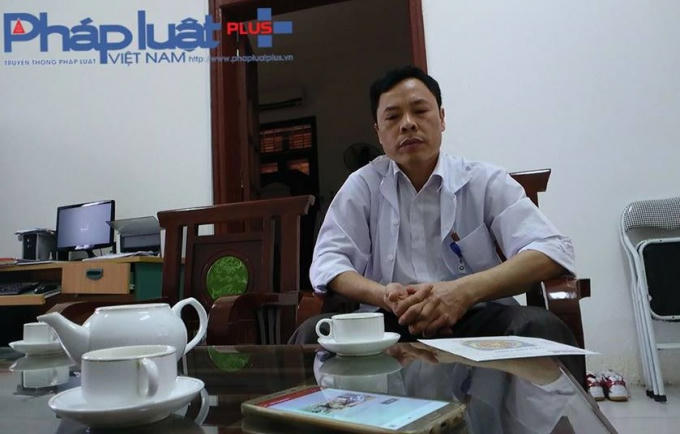Ông Phạm Đức Cương - Giám đốc Bệnh viện Đa khoa Na Hang. (Ảnh: Tiến Vũ)