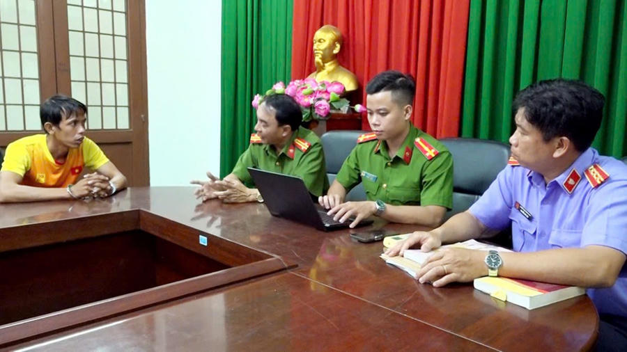 Lê Văn Trường khai nhận tại cơ quan công an