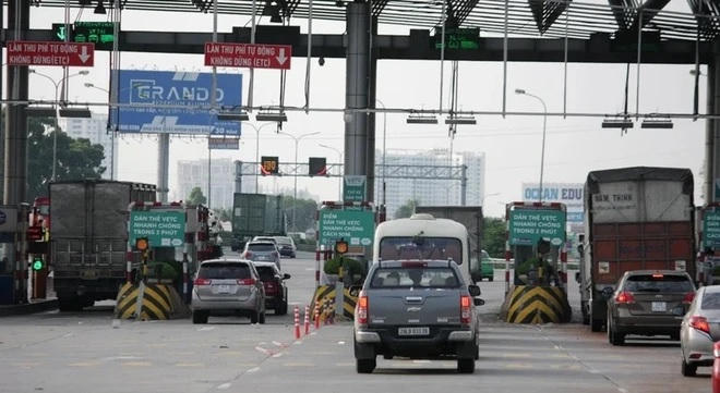 Mức thu, chế độ thu, nộp, miễn, quản lý và sử dụng phí sử dụng đường bộ có một số điểm mới theo Nghị định số 90/2023/NĐ-CP. (Ảnh: Việt Hùng/Vietnam+)