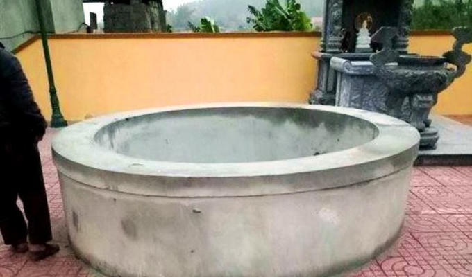 Giếng nước nơi phát hiện thi thể chị N.