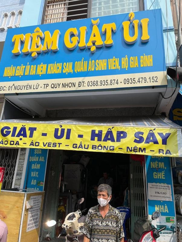 Ông Hiền đứng tại căn nhà số 1A Nguyễn Lữ, phường Ngô Mây, Quy Nhơn, Bình Định. Địa chỉ này, theo 2 bản án là nơi xảy ra vụ án ông Hiền hiếp dâm chị N. Nhưng tại địa chỉ này, chị N và chị H chưa bao giờ đến ở một ngày…