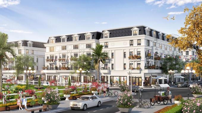 Tiểu khu The Opera trang trọng, tinh tế với kiến trúc kiểu Pháp, góp phần thay đổi bộ mặt cảnh quan đô thị thành phố Cao Bằng.