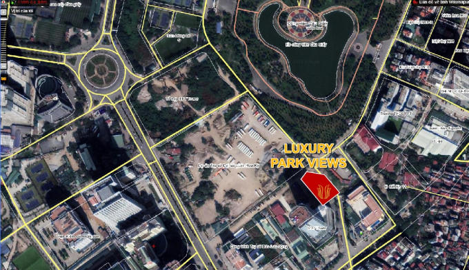 Luxury Park Views sở hữu vị trí trung tâm quận Cầu Giấy