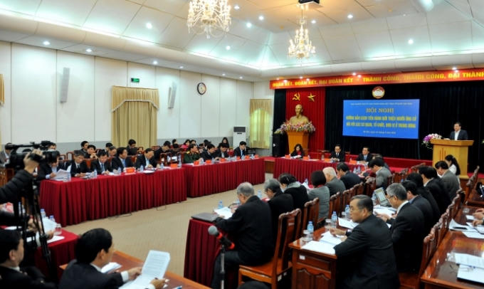 Hội nghị hướng dẫn giới thiệu người ứng cử ĐBQH đối với các cơ quan, đơn vị ở Trung ương do Ủy ban Trung ương Mặt trận Tổ quốc Việt Nam tổ chức.