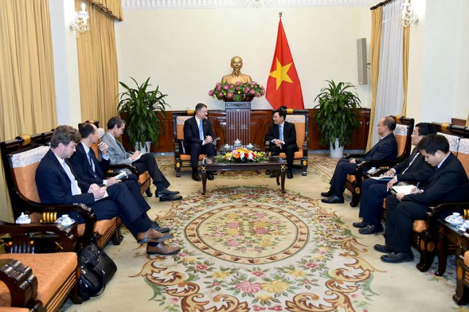 Hình ảnh tại buổi tiếp.