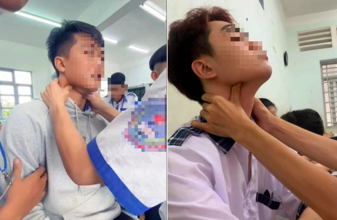 Hình ảnh hướng dẫn cánh "bắt Pen" lan truyền trên mạng xã hội (Hình ảnh cắt từ clip).