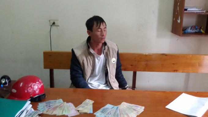 Đối tượng Nguyễn Văn Thắng và tang vật vụ việc