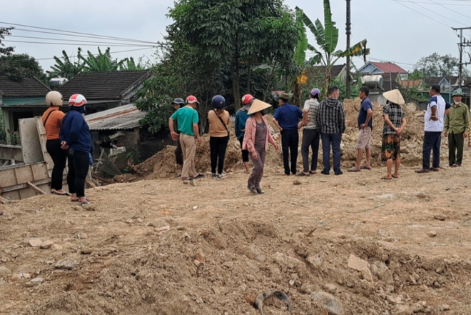 Hiện trường vụ tai nạn thương tâm.