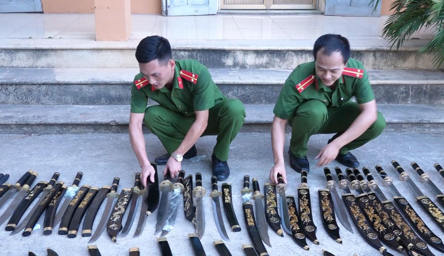 Số lượng vũ khí lực lượng chức năng thu giữ được