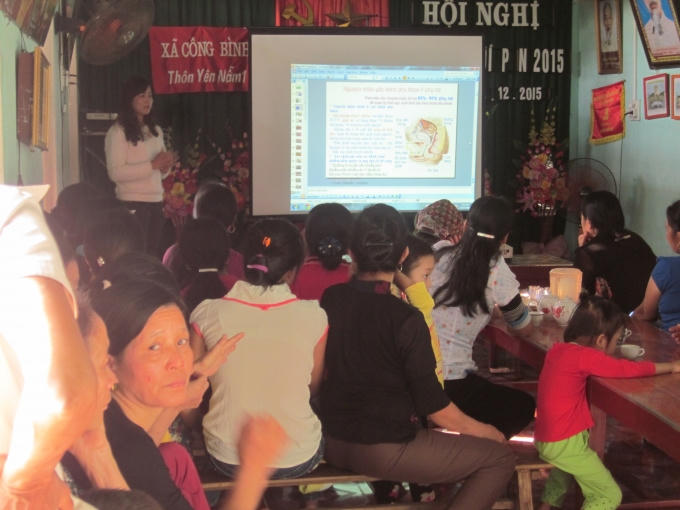 Một buổi hội thảo chui của Cty được tổ chức ở xã Công Bình, Nông Cống vừa qua.
