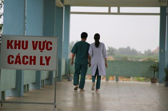Khu vực cách ly người nghi nhiễm ở Quảng Trị (Ảnh Lâm Hưng Thơ)