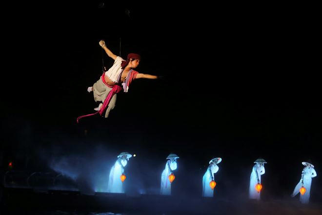 Một cảnh trong show diễn “Ký ức Hội An”