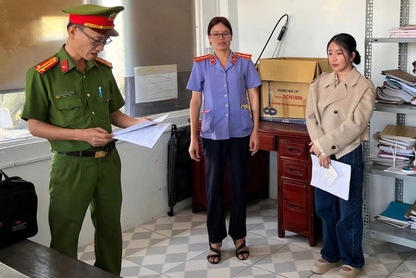 Cơ quan CSĐT Công an tỉnh Bình Dương ra quyết định khởi tố vụ án, khởi tố bị can, bắt tạm giam đối với Nguyễn Giang Vũ Vi.