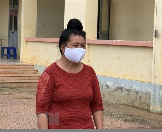 Đối tượng Quàng Thị Phương. Ảnh: TTXVN