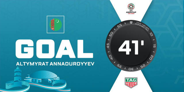 Turkmenistan bất ngờ có bàn thắng gỡ hòa 1-1