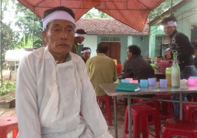  Ông Nguyễn Văn Loan anh trai nạn nhân Hoài bàng hoàng trước cái chết của em trai mình