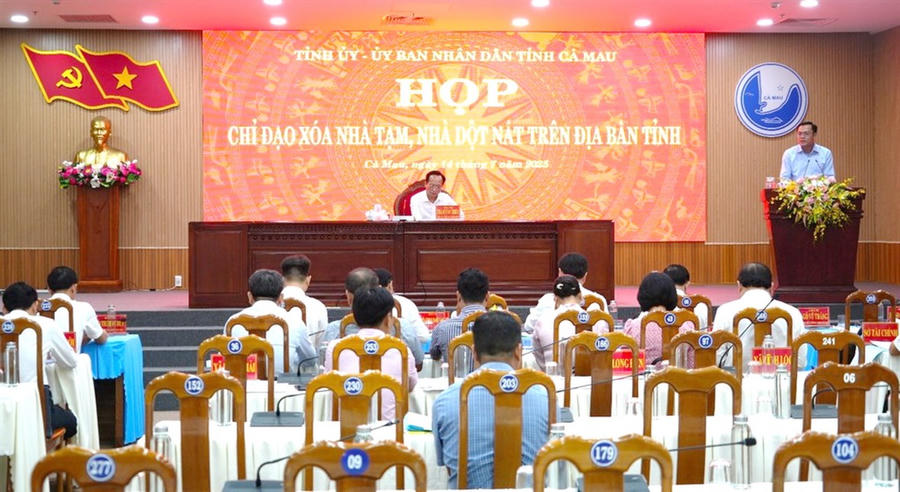 Ông Ngô Vũ Thăng - Phó Chủ tịch UBND tỉnh Cà Mau, ghi nhận tinh thần chủ động, tích cực của các địa phương trong việc triển khai chương trình xóa nhà tạm, nhà dột nát.