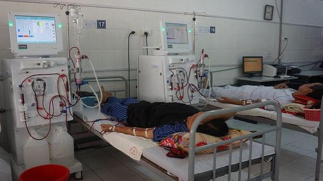 Bệnh nhân chạy thận tại BVĐK tỉnh Lạng Sơn
