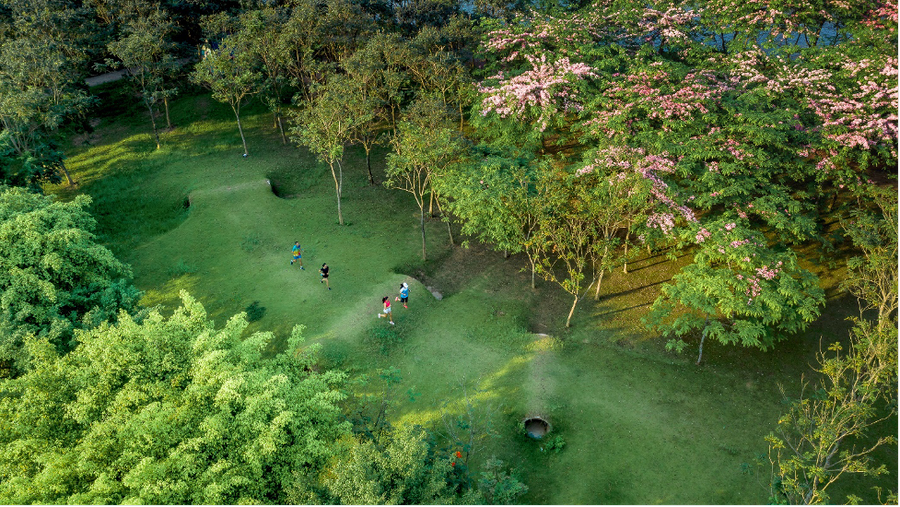 Không gian sống giúp cư dân yêu vận động, dễ dàng kết nối thành cộng đồng văn minh ở KĐT Ecopark