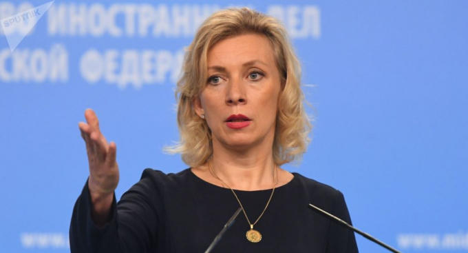 Người phát ngôn Bộ Ngoại Nga Maria Zakharova.
