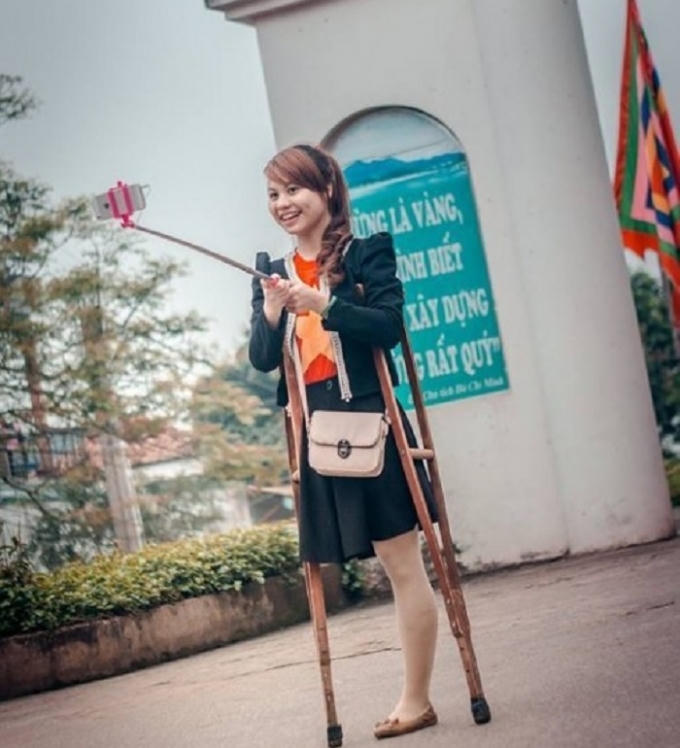 Bức ảnh Lệ Thu gây sốt cộng đồng mạng và được chia sẻ với tốc độ chóng mặt. Nguồn: Facebook.