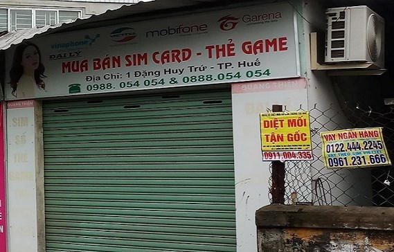 Cửa hàng xảy ra vụ việc.