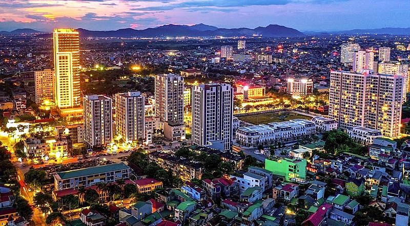 Một góc thành phố Vinh. Ảnh tư liệu: Sách Nguyễn