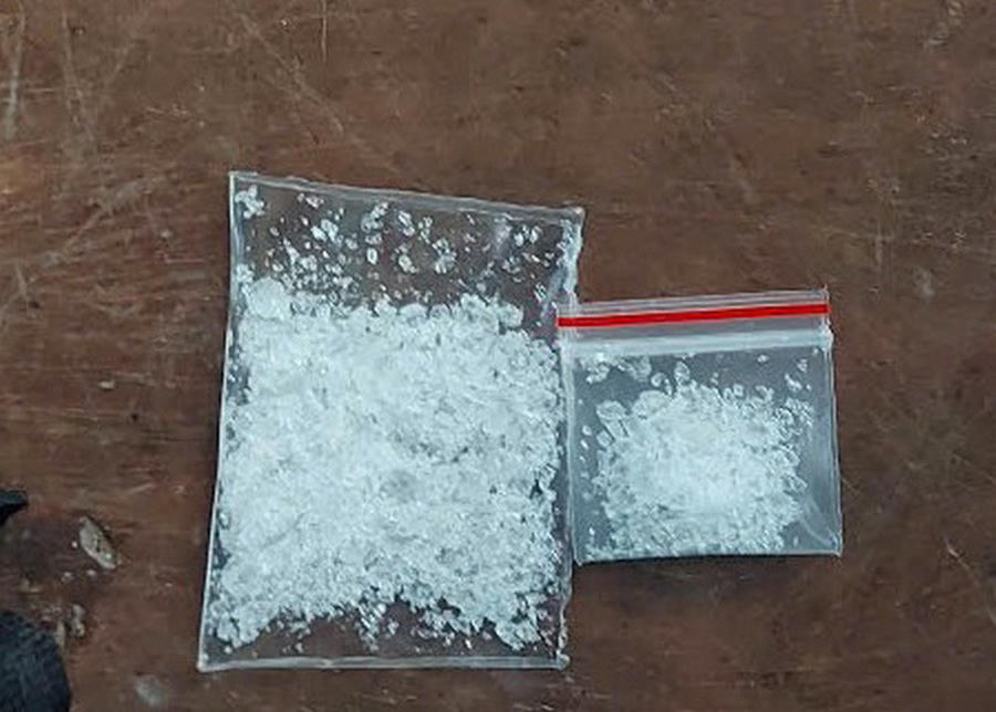 Tang vật ma túy thu giử tại Đồn Biên phòng Khánh Hội.