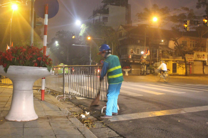 Công tác vệ sinh môi trường luôn được đảm bảo tại các tuyến phố