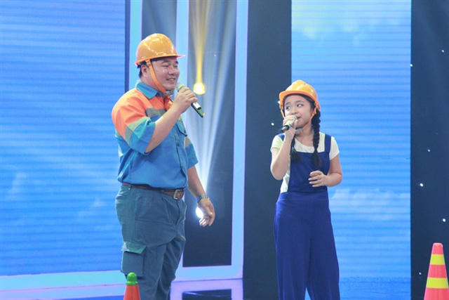 Anh Hoàng Sơn và con gái, Mai Anh.