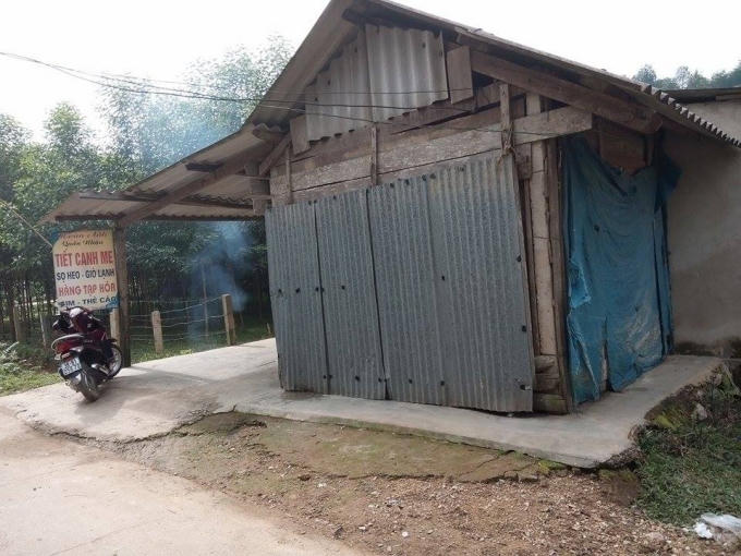 Ngôi nhà nơi xảy ra vụ việc