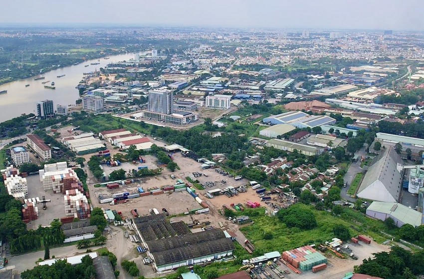 Một góc khu công nghiệp Biên Hòa 1.