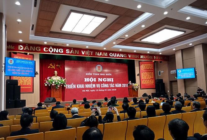 Sáng 15/1, Kiểm toán Nhà nước tổ chức Hội nghị triển khai nhiệm vụ công tác năm 2018.