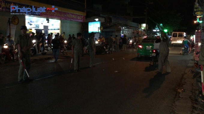 Hiện trường vụ việc.