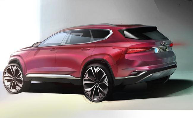 Hình ảnh dựng đầu tiên cho thấy cái nhìn rõ hơn về Hyundai Santa Fe thế hệ mới