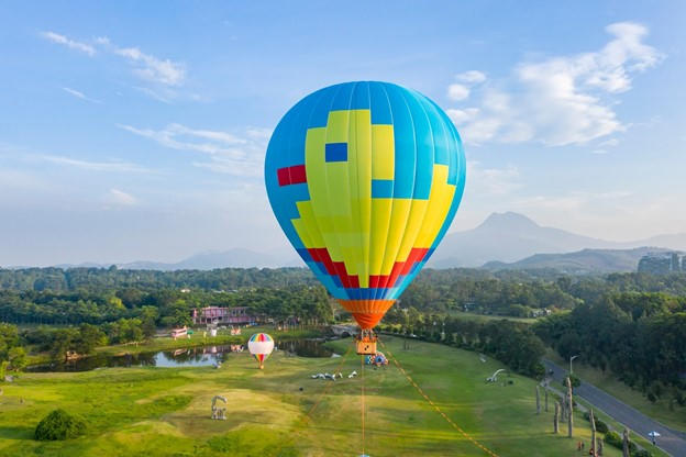 Năm 2024, Flamingo sẽ liên tiếp tổ chức các lễ hội hoành tráng tại tất cả các quần thể nghỉ dưỡng Flamingo. Ảnh: Lễ hội Khinh khí cầu, Flamingo Đại Lải.