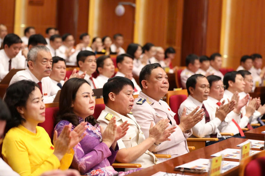Các đại biểu tham dự đại hội Đảng bộ UBND tỉnh Quảng Ninh lần thứ I, nhiệm kỳ 2025-2030.