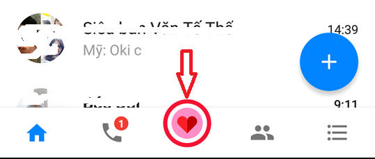 Ở phần nút chụp ảnh màu xanh như mọi khi sẽ được thay thế bằng hình trái tim.