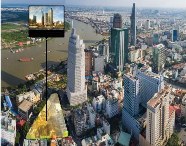Khu đất vàng 2-4-6 Hai Bà Trưng được cho là đã về tay nhóm doanh nhân gốc Hoa. (nguồn ảnh: vtc.vn)