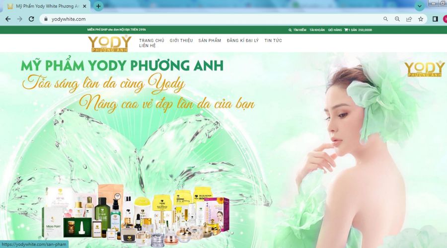 Thu hồi 32 lô mỹ phẩm kém chất lượng của Công ty Yody Phương Anh.