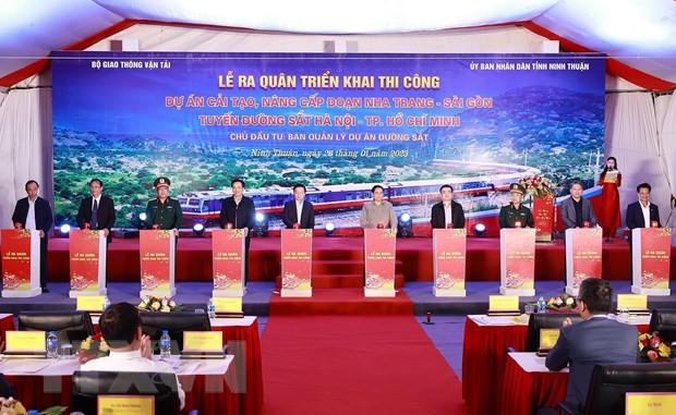 Thủ tướng dự Lễ ra quân dự án nâng cấp đường sắt Nha Trang - Sài Gòn ảnh 1