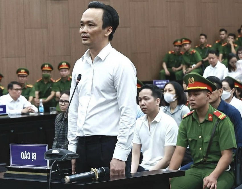 Ông Trịnh Văn Quyết tại toà.