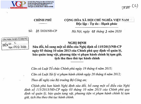 xu ly xe vi pham