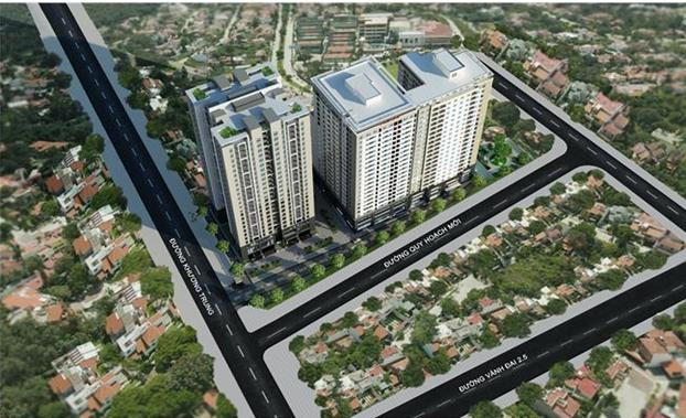 Phối cảnh dự án 283 Khương Trung.