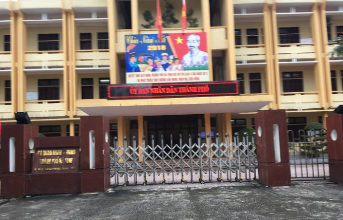 Trụ sở UBND TP Hà Tĩnh.